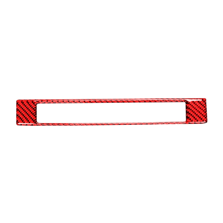 Car Carbon Fiber Central Control Clock Decorative Sticker for Subaru BRZ / Toyota 86 2013-2017, Left and Right Drive Universal(Red) by buy2fix