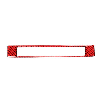 Car Carbon Fiber Central Control Clock Decorative Sticker for Subaru BRZ / Toyota 86 2013-2017, Left and Right Drive Universal(Red) by buy2fix
