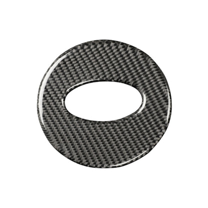 Car Carbon Fiber Steering Wheel Decorative Sticker for Subaru BRZ 2013-2017, Left and Right Drive Universal (Black) by buy2fix