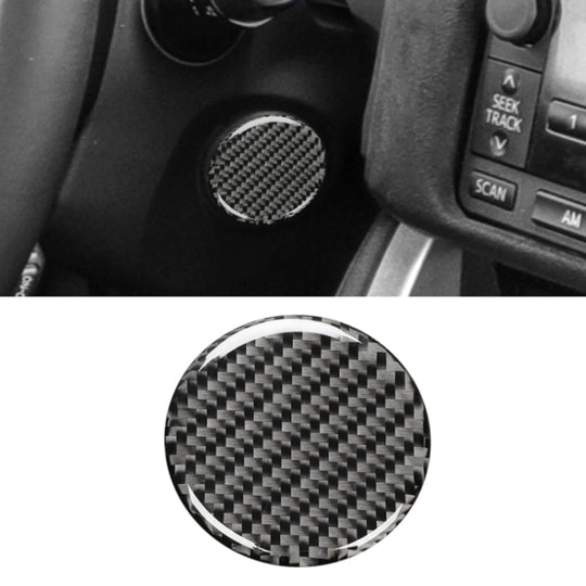 Car Carbon Fiber Fire Panel Decorative Sticker for Subaru BRZ / Toyota 86 2013-2017, Left and Right Drive Universal (Black)