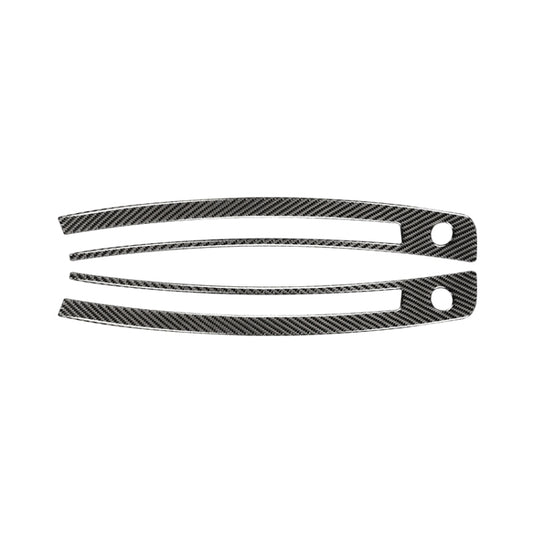 Car Carbon Fiber Central Control Instrument Air Outlet Decorative Sticker for Subaru BRZ / Toyota 86 2013-2020, Left and Right Drive Universal (Black) by buy2fix