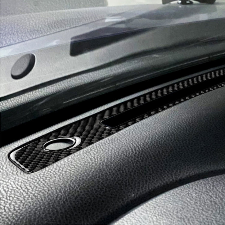 Car Carbon Fiber Central Control Instrument Air Outlet Decorative Sticker for Subaru BRZ / Toyota 86 2013-2020, Left and Right Drive Universal (Black) by buy2fix