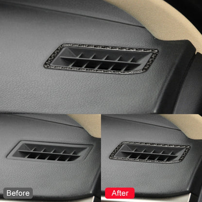 Car Carbon Fiber Instrument Air Outlet Decorative Sticker for Lexus IS250 2013-, Left Drive by buy2fix