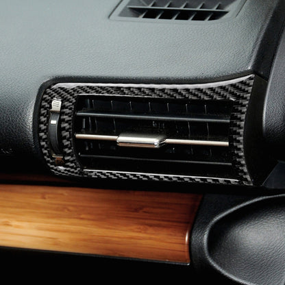 Car Carbon Fiber Left and Rght Air Outlet Decorative Sticker for Lexus IS250 2013-, Left Drive by buy2fix