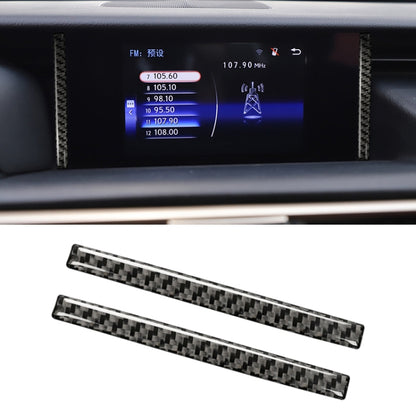 Car Carbon Fiber Navigation Decorative Sticker for Lexus IS250 2013-, Left Drive by buy2fix