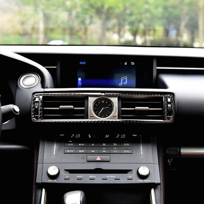 Car Carbon Fiber Central Control Air Outlet Decorative Sticker for Lexus IS250 2013-, Left Drive by buy2fix