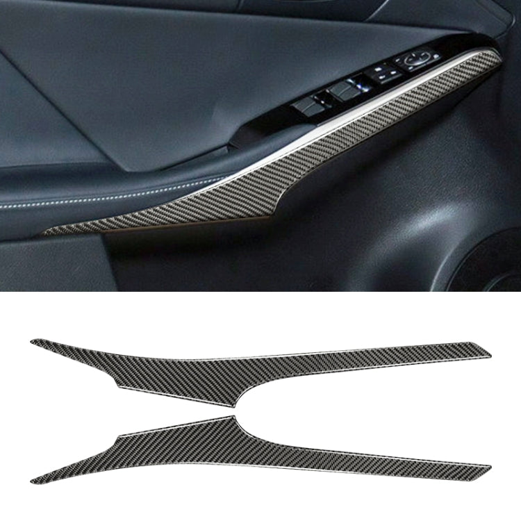 Car Carbon Fiber Door Decorative Strip for Lexus IS250 2013-, Left Drive by buy2fix