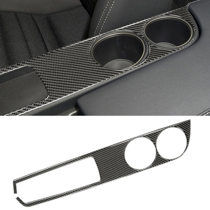 Car Carbon Fiber Water Cup Holder Panel Decorative Sticker for Lexus IS250 2013-, Left Drive by buy2fix