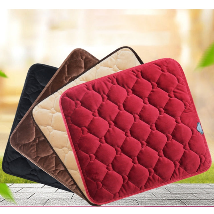 Car USB Seat Heater Cushion Warmer Cover Winter Heated Warm Mat, Style: Heart Shape (Black) by buy2fix