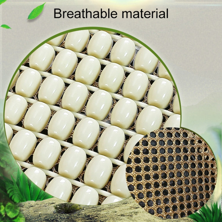 Car Seat Covers Summer Cool Imitation Wooden Beads Ventilation Breathable Seat Cushion(Coffee) by buy2fix