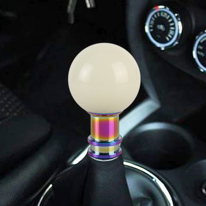 Universal Car Ball Shape Gear Head Gear Shift Knob (Beige) -  by buy2fix | Online Shopping UK | buy2fix