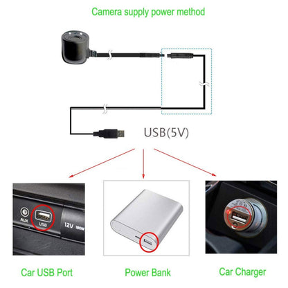 PZ436-R Car WiFi Reversing Rear View Wide-angle Camera - In Car by buy2fix | Online Shopping UK | buy2fix