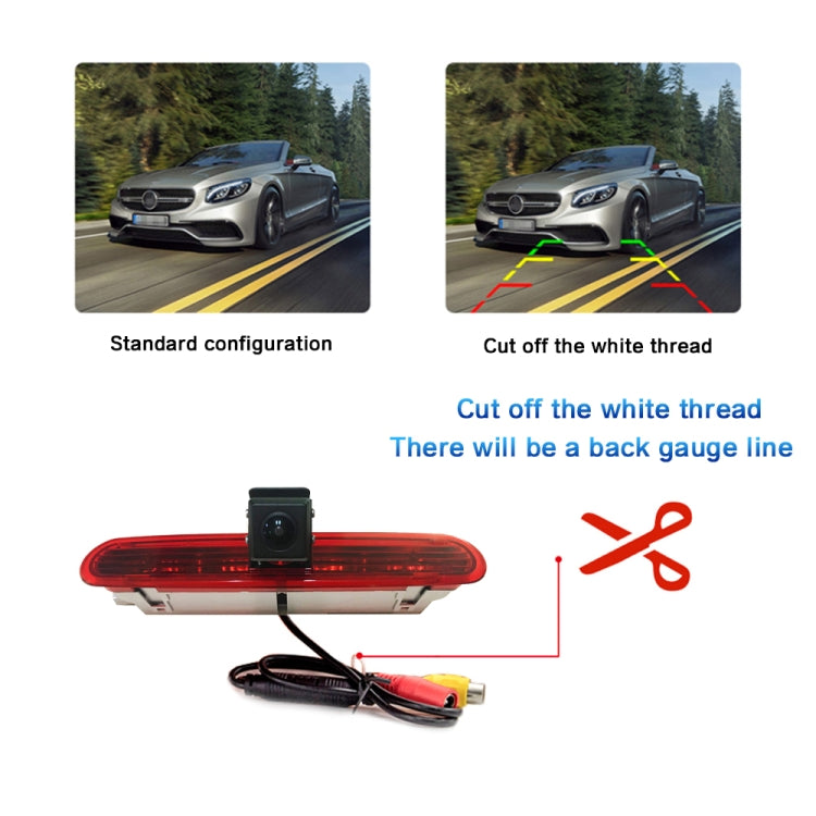 PZ472 Car Waterproof 170 Degree Brake Light View Camera for Fiat / Opel - In Car by buy2fix | Online Shopping UK | buy2fix