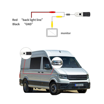 PZ475 Car Waterproof 170 Degree Brake Light View Camera for Volkswagen Crafter - In Car by buy2fix | Online Shopping UK | buy2fix