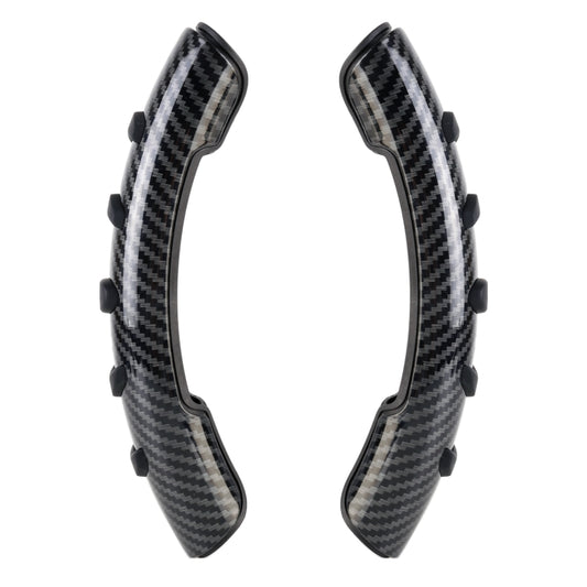 Car Steering Wheel Booster Wheel Spinner Knob Cover (Carbon Fiber Black) by buy2fix