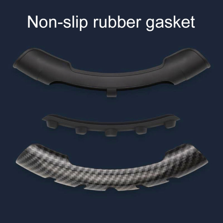 Car Steering Wheel Booster Wheel Spinner Knob Cover (Carbon Fiber Black) by buy2fix