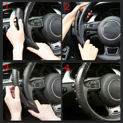 Car Steering Wheel Booster Wheel Spinner Knob Cover (Brown) by buy2fix