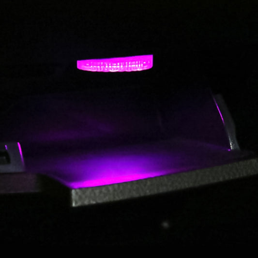 Universal Car Wireless LED Atmosphere Lights Emergency Foot Light (Pink Light) by buy2fix