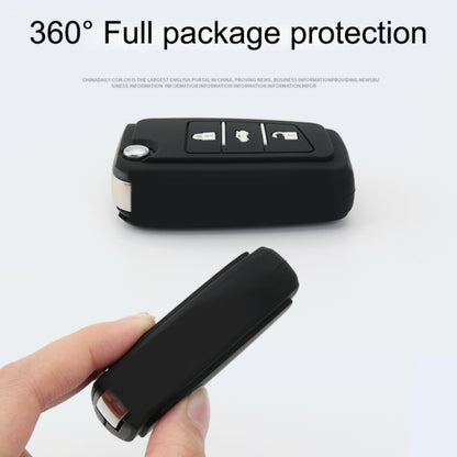 Car Luminous All-inclusive Zinc Alloy Key Protective Case Key Shell for Volkswagen B Style Smart 3-button (Gun Metal) by buy2fix