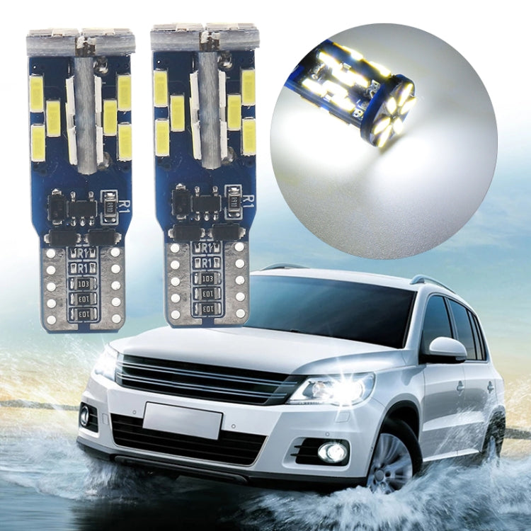 10 PCS T10 DC12V / 3W / 6000K / 180LM Car Canbus Decoding LED Clearance Lights with 30LEDs SMD-4041 Lamp Beads - In Car by buy2fix | Online Shopping UK | buy2fix