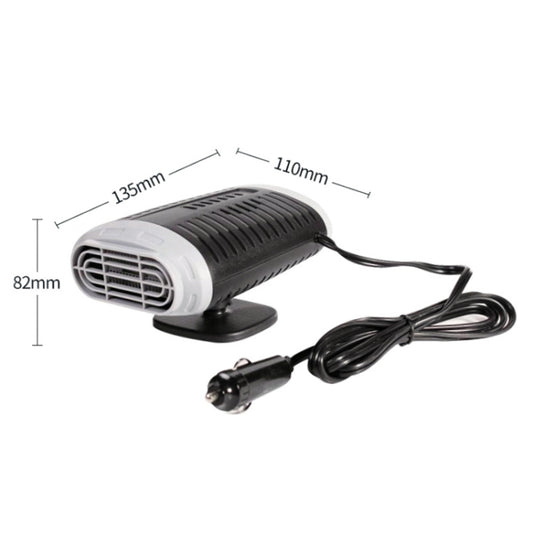 12V Portable Car Electric Heater Winter Defroster Cable Length: 1.4m (Grey) by buy2fix