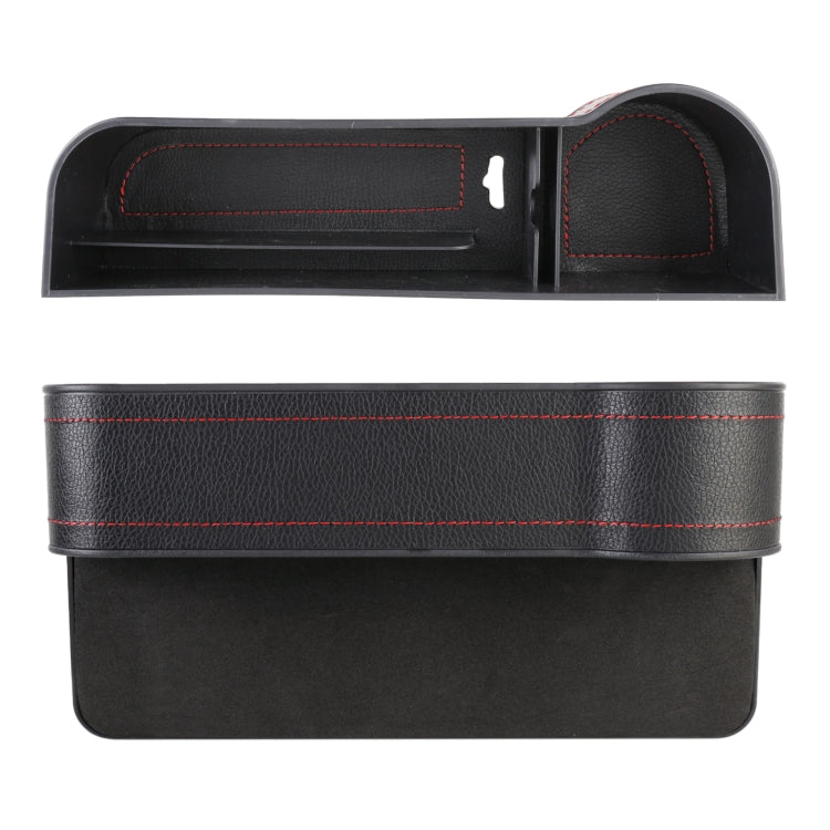 2 PCS Car Multi-functional Principal And Deputy Driver Seat Console Leather Box (Black) -  by buy2fix | Online Shopping UK | buy2fix