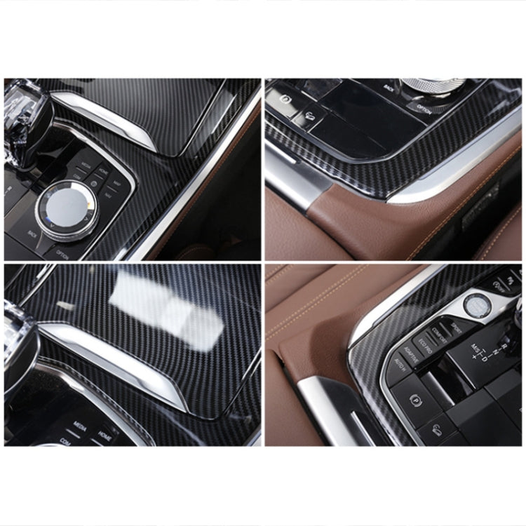 2 PCS Car Carbon Fiber Gear Panel Decorative Sticker for BMW X5 2020 -  by buy2fix | Online Shopping UK | buy2fix