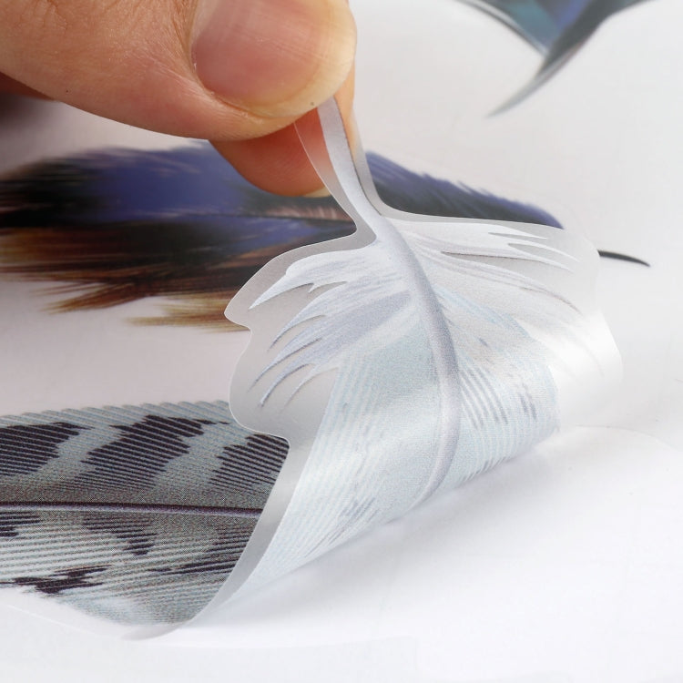 Feather Car Body Random Stickers, Pattern 6 by buy2fix