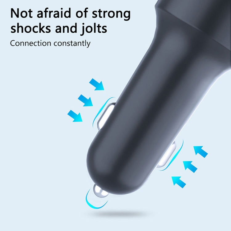 C12 Multifunctional Car Dual USB Charger Bluetooth FM Transmitter with Atmosphere Light by buy2fix