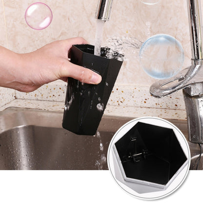 Car Mini Trash Can Desktop Storage Box(Silver) by buy2fix