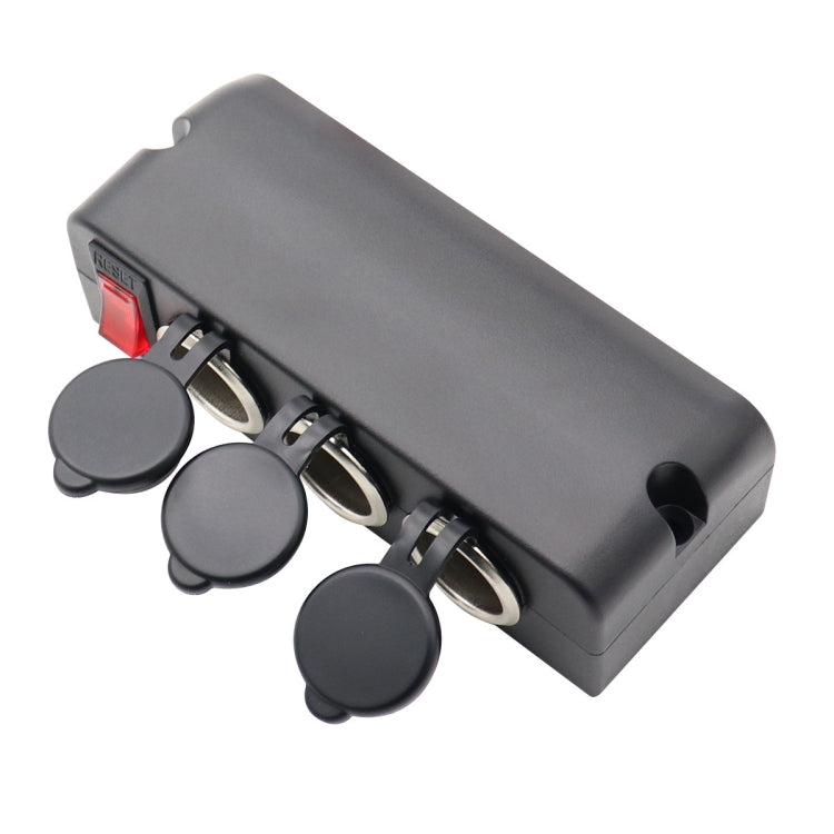 3 in 1 12-24V 16A Car Cigarette Lighter Socket with Overload Protection Switch Control by buy2fix