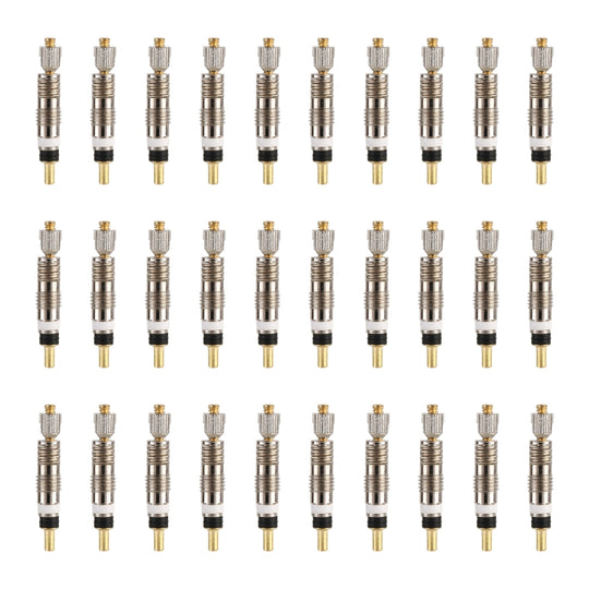 30 PCS VT-002 Bicycle Detachable French Valve Core Style: Ruled