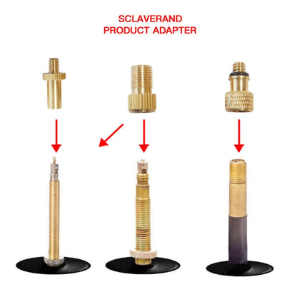 16 in 1 B Inflator Adapter French Mouth / US Mouth / UK Mouth Inflation Needle Adapter by buy2fix
