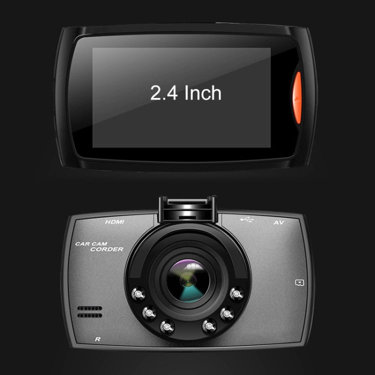G30 2.4 inch Car 480P Single Recording Driving Recorder DVR Support Parking Monitoring / Loop Recording by buy2fix
