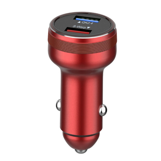 DASH / WARP 30W Car Flash Charger for OnePlus (Red) by buy2fix