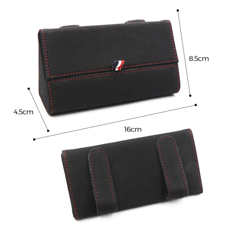 530 Car Glasses Storage Bag Glasses Box (Black) by buy2fix