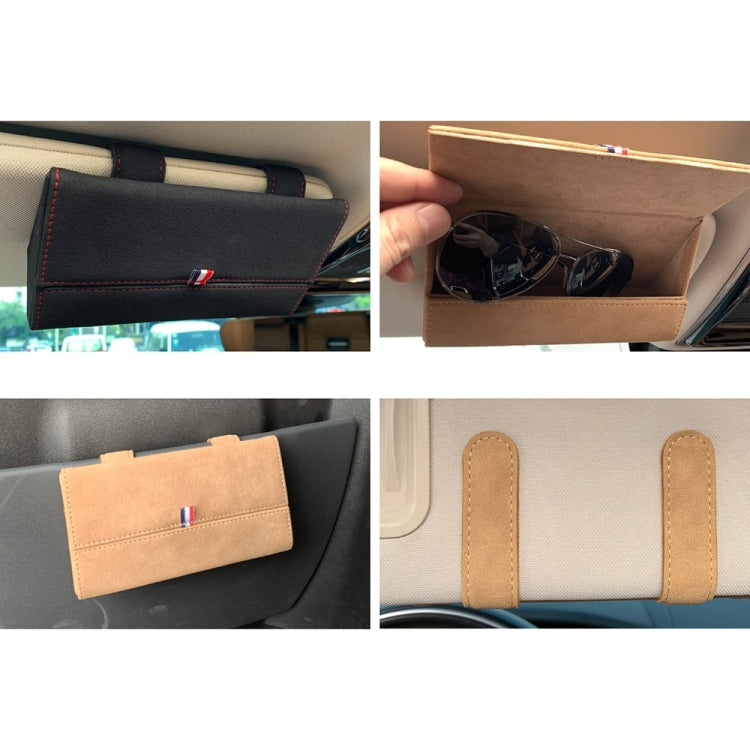 530 Car Glasses Storage Bag Glasses Box (Black) by buy2fix
