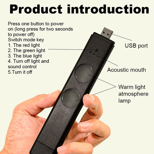 A86 Car Charging Smart Voice-activated Colorful Foot Atmosphere Light by buy2fix