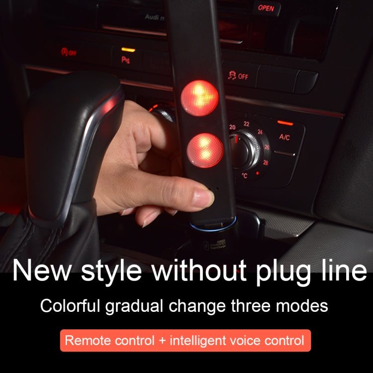 A86 Car Charging Smart Voice-activated Colorful Foot Atmosphere Light by buy2fix
