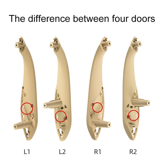 Car Right Front Side Inner Armrest Door Handle for BMW F30 / F35, Left and Right Drive Universal(Beige) by buy2fix