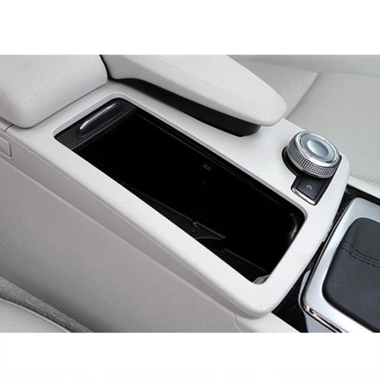 Car Central Control Storage Box Square Cover 2046800107 for Mercedes-Benz C-Class W204 2007-2014, Left Driving(Grey) by buy2fix