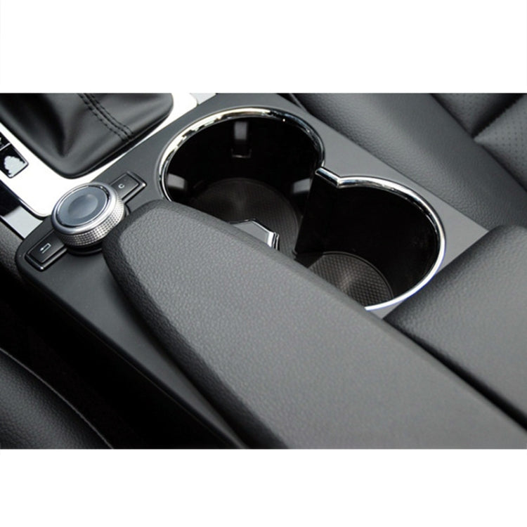 Car Carbon Fiber Central Control Storage Box Cover 2046800107 for Mercedes-Benz GLK Class X204 2008-2015, Left Driving by buy2fix