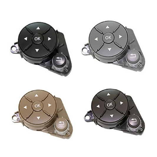Car Multi-functional Steering Wheel Left Switch Button for Mercedes-Benz W204 / W212 / X204 2008-2015, Left and Right Drive Universal (Brown) by buy2fix