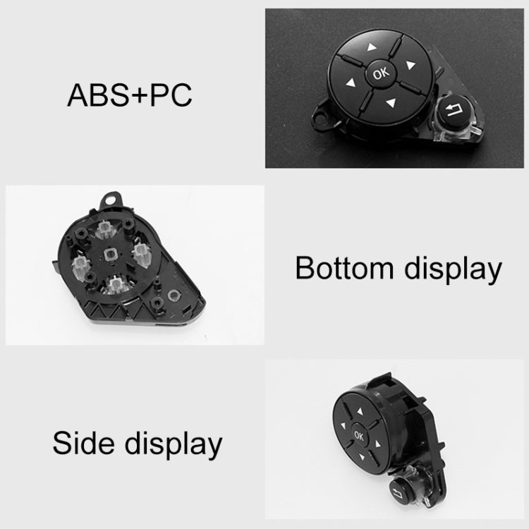 Car Multi-functional Steering Wheel Left Switch Button for Mercedes-Benz W204 / W212 / X204 2008-2015, Left and Right Drive Universal (Beige) by buy2fix