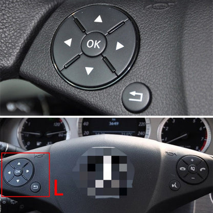 Car Multi-functional Steering Wheel Left Switch Button for Mercedes-Benz W204 / W212 / X204 2008-2015, Left and Right Drive Universal (Grey) by buy2fix