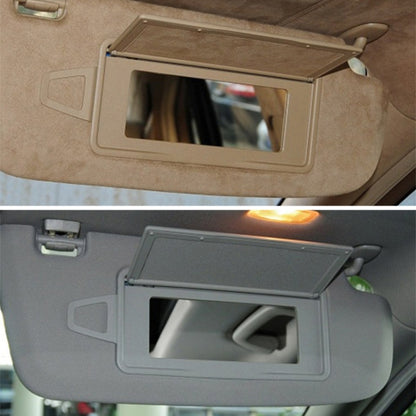 Car Front Row Right Sun Visor Makeup Mirror for Mercedes-Benz S Class W220 1998-2005, Left and Right Drive Universal (Beige) by buy2fix
