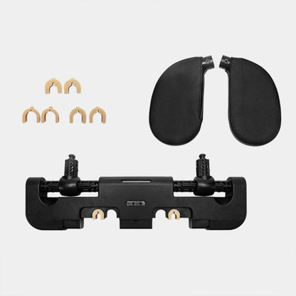 A02 Adjustable Car Auto U-shaped Memory Foam Neck Rest Cushion Seat Pillow(Black) by buy2fix