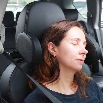 A02 Adjustable Car Auto U-shaped Memory Foam Neck Rest Cushion Seat Pillow (Beige) by buy2fix