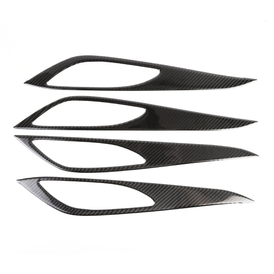 4 in 1 Car Carbon Fiber Inner Door Frame Decorative Sticker for Buick Regal 2017-2021 by buy2fix