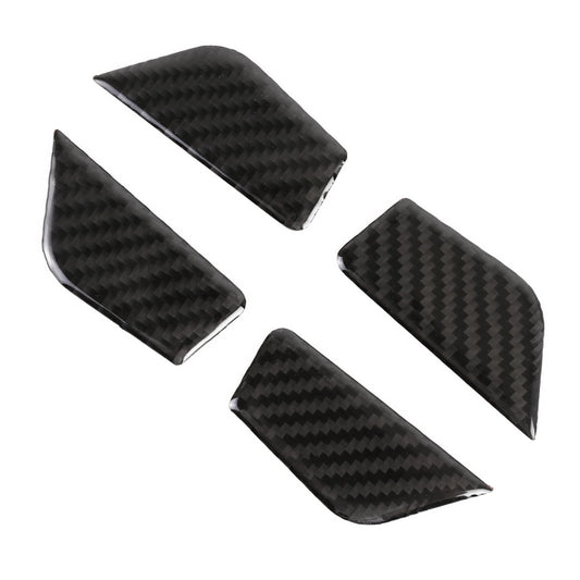 4 in 1 Car Carbon Fiber Inner Door Bowl Decorative Sticker for Buick Regal 2017-2021 by buy2fix